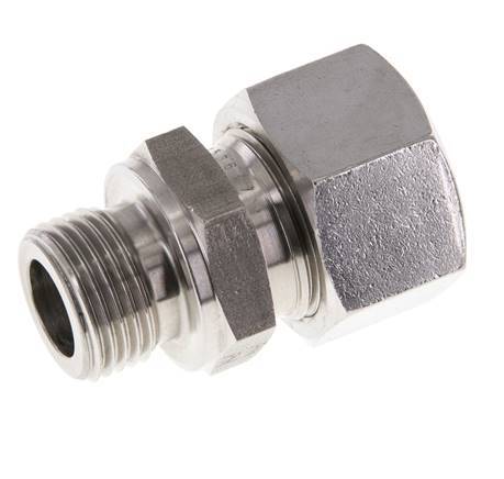 M18x1.5 Male x 15L Stainless steel Straight Cutting Ring 315 Bar DIN 2353