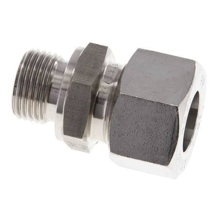 M18x1.5 Male x 15L Stainless steel Straight Cutting Ring 315 Bar DIN 2353