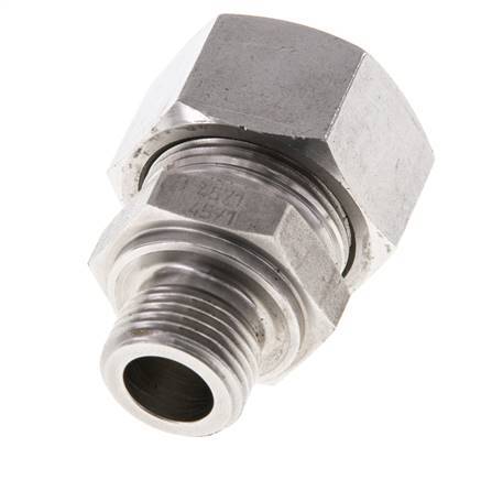 M18x1.5 Male x 18L Stainless steel Straight Cutting Ring 315 Bar DIN 2353