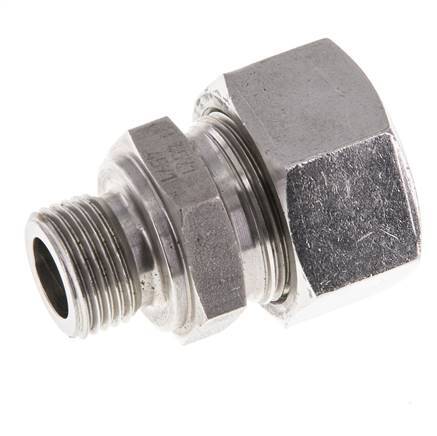 M18x1.5 Male x 18L Stainless steel Straight Cutting Ring 315 Bar DIN 2353