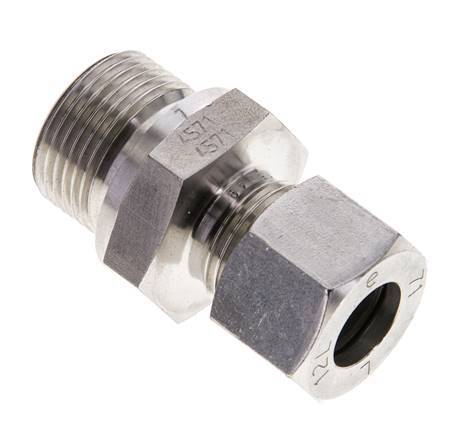 M22x1.5 Male x 12L Stainless steel Straight Cutting Ring 315 Bar DIN 2353