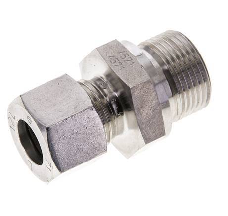 M22x1.5 Male x 12L Stainless steel Straight Cutting Ring 315 Bar DIN 2353