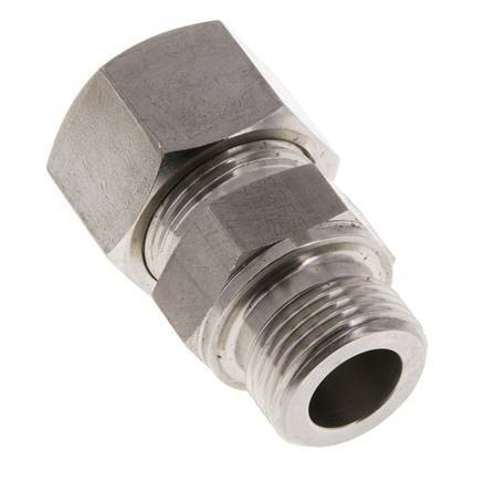 M27x2 Male x 20S Stainless steel Straight Cutting Ring 400 Bar DIN 2353