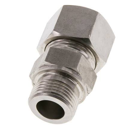 M27x2 Male x 20S Stainless steel Straight Cutting Ring 400 Bar DIN 2353