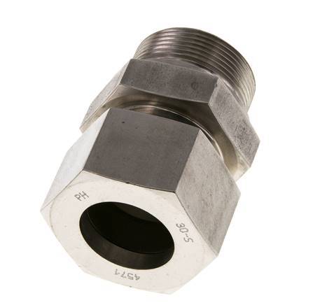 M42x2 Male x 30S Stainless steel Straight Cutting Ring 400 Bar DIN 2353