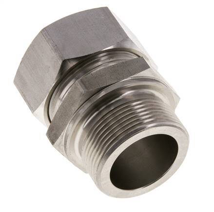 M42x2 Male x 35L Stainless steel Straight Cutting Ring 160 Bar DIN 2353