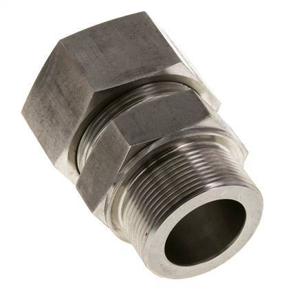 M48x2 Male x 38S Stainless steel Straight Cutting Ring 315 Bar DIN 2353