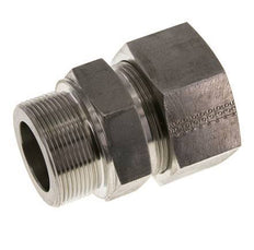 M48x2 Male x 38S Stainless steel Straight Cutting Ring 315 Bar DIN 2353