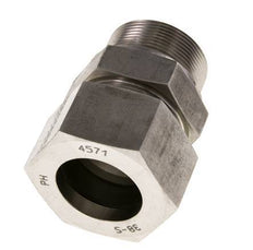 M48x2 Male x 38S Stainless steel Straight Cutting Ring 315 Bar DIN 2353