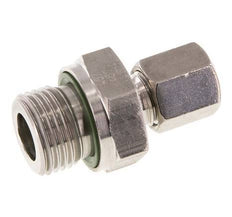 G 1/2'' Male x 6S Stainless steel Straight Cutting Ring with FKM Seal 630 Bar DIN 2353