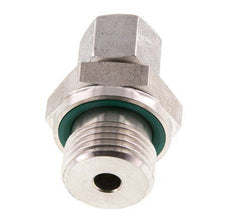 G 1/2'' Male x 8L Stainless steel Straight Cutting Ring with FKM Seal 315 Bar DIN 2353
