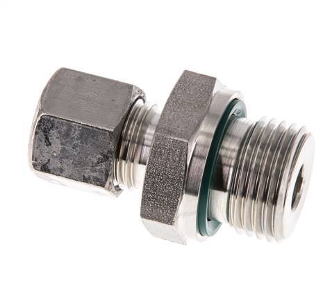 G 1/2'' Male x 10L Stainless steel Straight Cutting Ring with FKM Seal 315 Bar DIN 2353