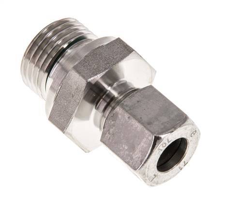 G 1/2'' Male x 10L Stainless steel Straight Cutting Ring with FKM Seal 315 Bar DIN 2353