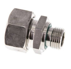 G 1/2'' Male x 22L Stainless steel Straight Cutting Ring with FKM Seal 160 Bar DIN 2353