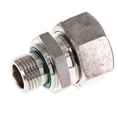 G 1/2'' Male x 22L Stainless steel Straight Cutting Ring with FKM Seal 160 Bar DIN 2353