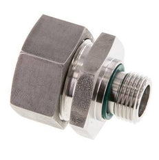 G 1/2'' Male x 28L Stainless steel Straight Cutting Ring with FKM Seal 160 Bar DIN 2353