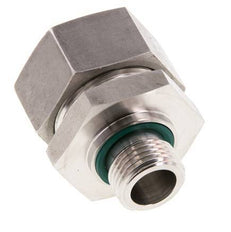 G 1/2'' Male x 28L Stainless steel Straight Cutting Ring with FKM Seal 160 Bar DIN 2353