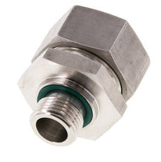 G 1/2'' Male x 28L Stainless steel Straight Cutting Ring with FKM Seal 160 Bar DIN 2353