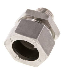 G 1/2'' Male x 28L Stainless steel Straight Cutting Ring with FKM Seal 160 Bar DIN 2353