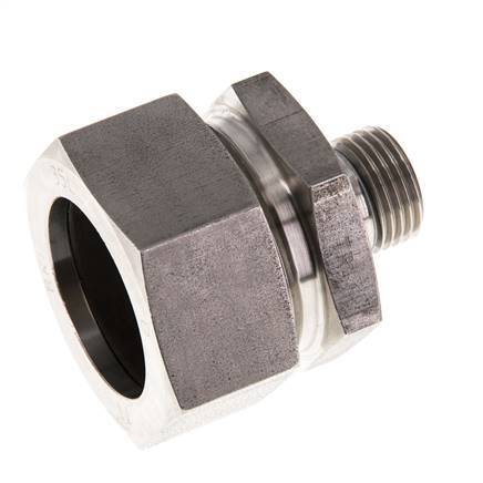 G 1/2'' Male x 35L Stainless steel Straight Cutting Ring with FKM Seal 160 Bar DIN 2353