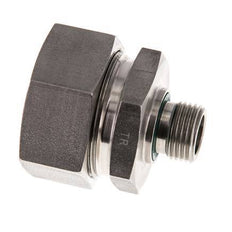 G 1/2'' Male x 35L Stainless steel Straight Cutting Ring with FKM Seal 160 Bar DIN 2353