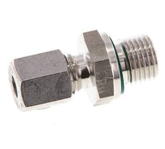 G 1/4'' Male x 6L Stainless steel Straight Cutting Ring with FKM Seal 315 Bar DIN 2353