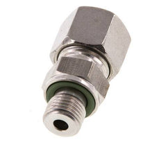 G 1/4'' Male x 10S Stainless steel Straight Cutting Ring with FKM Seal 630 Bar DIN 2353