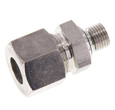 G 1/4'' Male x 14S Stainless steel Straight Cutting Ring with FKM Seal 630 Bar DIN 2353