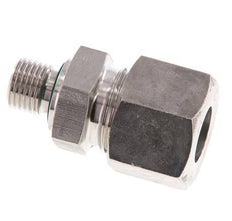 G 1/4'' Male x 14S Stainless steel Straight Cutting Ring with FKM Seal 630 Bar DIN 2353