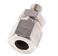 G 1/4'' Male x 14S Stainless steel Straight Cutting Ring with FKM Seal 630 Bar DIN 2353