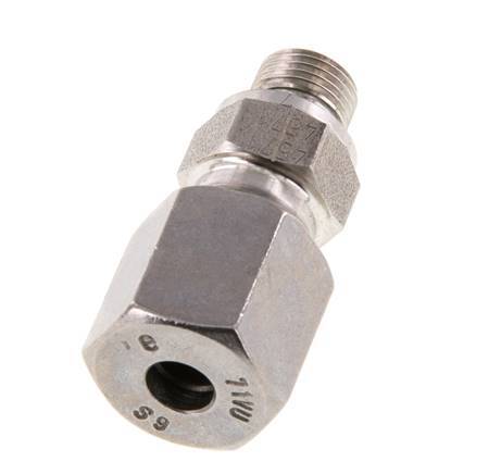 G 1/8'' Male x 6S Stainless steel Straight Cutting Ring with FKM Seal 630 Bar DIN 2353