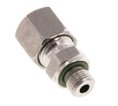 G 1/8'' Male x 8L Stainless steel Straight Cutting Ring with FKM Seal 315 Bar DIN 2353