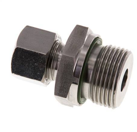 G 3/4'' Male x 12L Stainless steel Straight Cutting Ring with FKM Seal 315 Bar DIN 2353