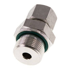 G 3/4'' Male x 12S Stainless steel Straight Cutting Ring with FKM Seal 630 Bar DIN 2353