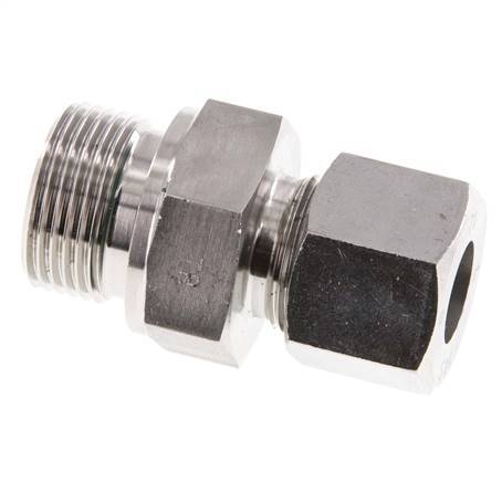 G 3/4'' Male x 14S Stainless steel Straight Cutting Ring with FKM Seal 630 Bar DIN 2353