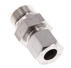 G 3/4'' Male x 14S Stainless steel Straight Cutting Ring with FKM Seal 630 Bar DIN 2353