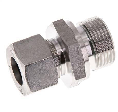 G 3/4'' Male x 15L Stainless steel Straight Cutting Ring with FKM Seal 315 Bar DIN 2353