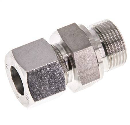 G 3/4'' Male x 16S Stainless steel Straight Cutting Ring with FKM Seal 400 Bar DIN 2353