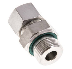 G 3/4'' Male x 16S Stainless steel Straight Cutting Ring with FKM Seal 400 Bar DIN 2353
