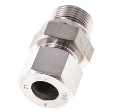 G 3/4'' Male x 16S Stainless steel Straight Cutting Ring with FKM Seal 400 Bar DIN 2353
