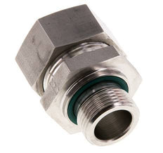 G 3/4'' Male x 28L Stainless steel Straight Cutting Ring with FKM Seal 160 Bar DIN 2353