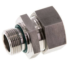 G 3/4'' Male x 28L Stainless steel Straight Cutting Ring with FKM Seal 160 Bar DIN 2353