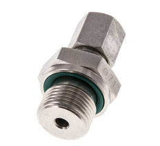 G 3/8'' Male x 6L Stainless steel Straight Cutting Ring with FKM Seal 315 Bar DIN 2353