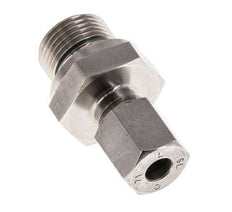 G 3/8'' Male x 6L Stainless steel Straight Cutting Ring with FKM Seal 315 Bar DIN 2353