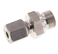 G 3/8'' Male x 6S Stainless steel Straight Cutting Ring with FKM Seal 630 Bar DIN 2353