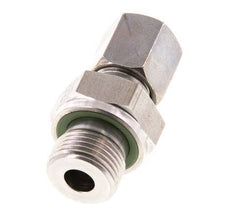 G 3/8'' Male x 6S Stainless steel Straight Cutting Ring with FKM Seal 630 Bar DIN 2353