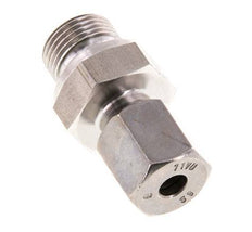 G 3/8'' Male x 6S Stainless steel Straight Cutting Ring with FKM Seal 630 Bar DIN 2353