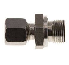G 3/8'' Male x 8L Stainless steel Straight Cutting Ring with FKM Seal 315 Bar DIN 2353