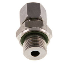 G 3/8'' Male x 8L Stainless steel Straight Cutting Ring with FKM Seal 315 Bar DIN 2353