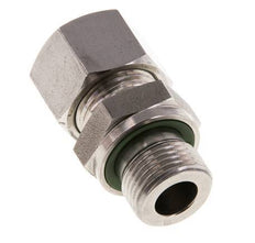 G 3/8'' Male x 12L Stainless steel Straight Cutting Ring with FKM Seal 315 Bar DIN 2353